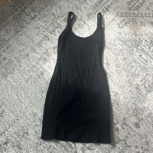 Reformation backless ribbed dress